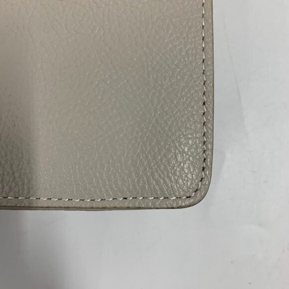 Isaac Mizrahi Women's Nolita Pebble Leather Accordion Bag Crossbody in Soft Gray - Picture 5 of 16